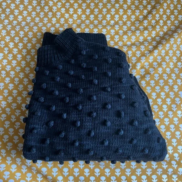 *SOLD* Misha & Puff Cotton Sweater in Pale Black - Picture 3 of 6